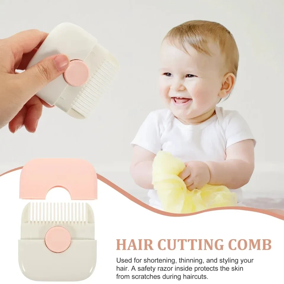 Baby Hair Comb Cutter for Easy Bangs & Split End Trimming – Portable & Lightweight Hair Trimmer | চুল পাতলা করা, ট্রিমিং এবং স্টাইলিং সহজ করে দিন