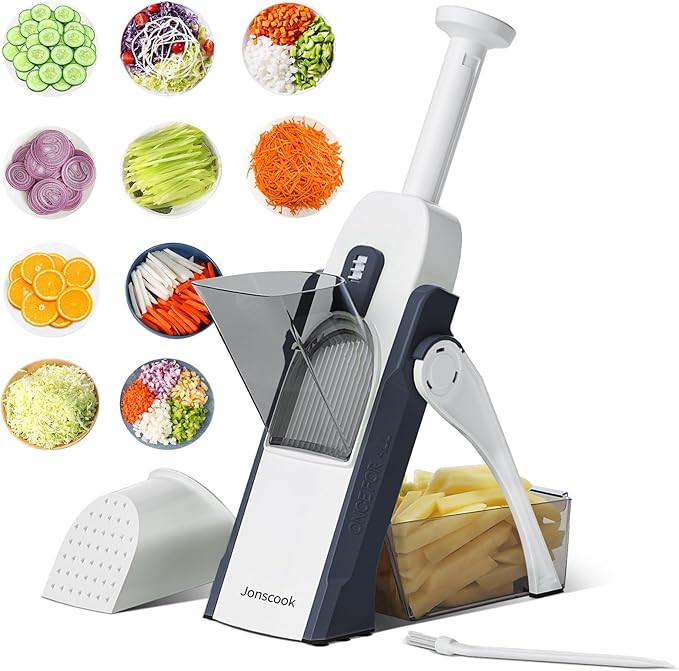 5-in-1 Mandoline Slicer: সহজে সবজি কাটার ও Onion Chopper Price in BD!