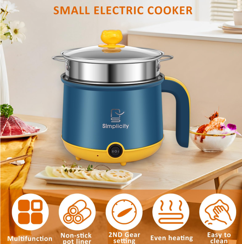 Simplicity Electric Cooker! - সিম্পল ও পোর্টেবল মাল্টিকুকার | ১.৮ লিটার ইলেকট্রিক রাইস কুকার ও স্টিমার